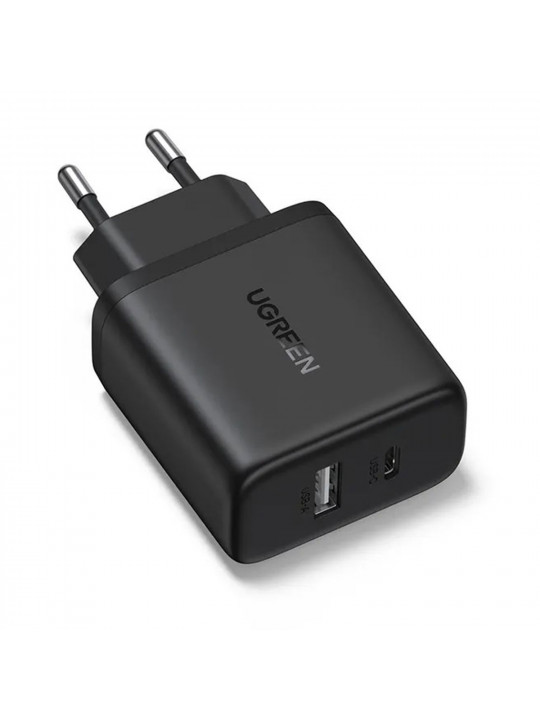 Հոսանքի ադապտոր UGREEN X227 20W 2-Port 20W (Black) (45302)