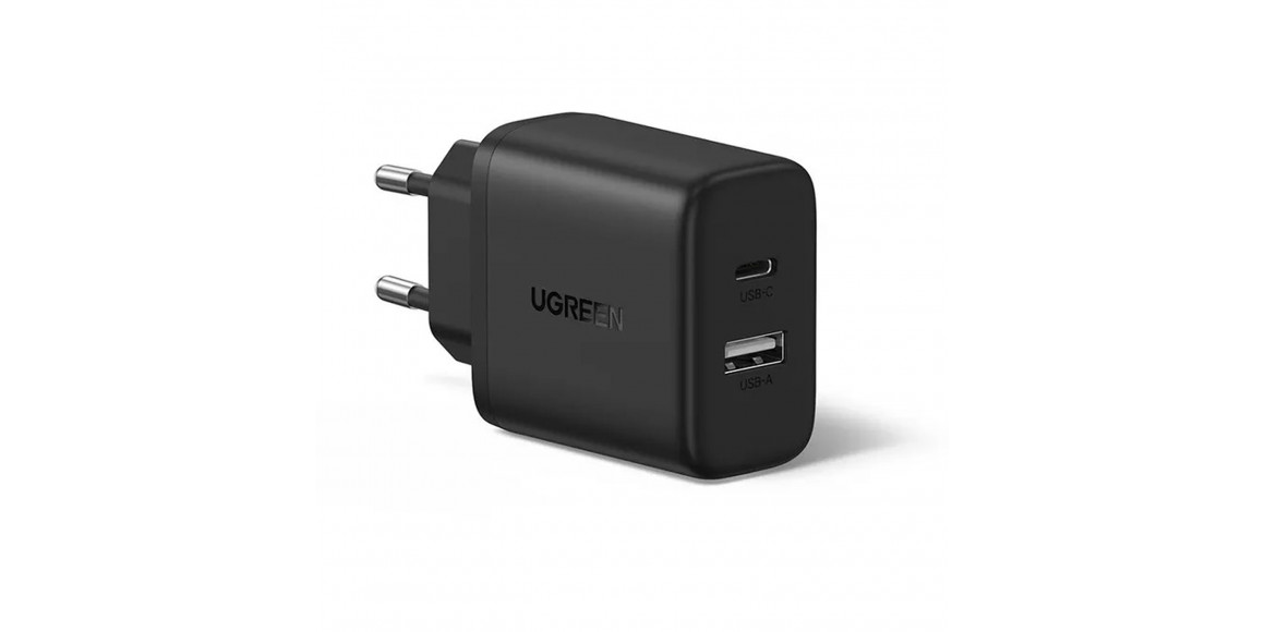 Հոսանքի ադապտոր UGREEN X227 20W 2-Port 20W (Black) (45302)