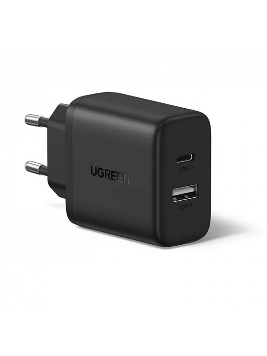 Հոսանքի ադապտոր UGREEN X227 20W 2-Port 20W (Black) (45302)