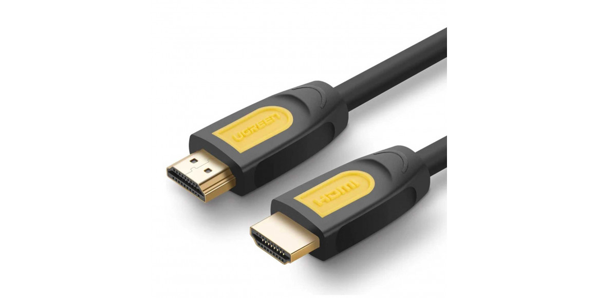 Մալուխ UGREEN HDMI v1.4 HD101 Round Cable 5M (YL/BK) (10167)