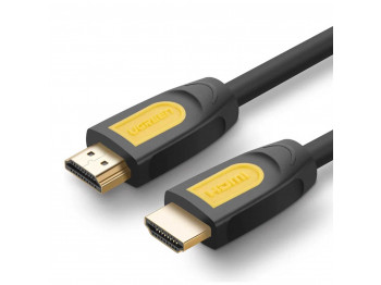 Cable UGREEN HDMI v1.4 HD101 Round Cable 5M (YL/BK) (10167)