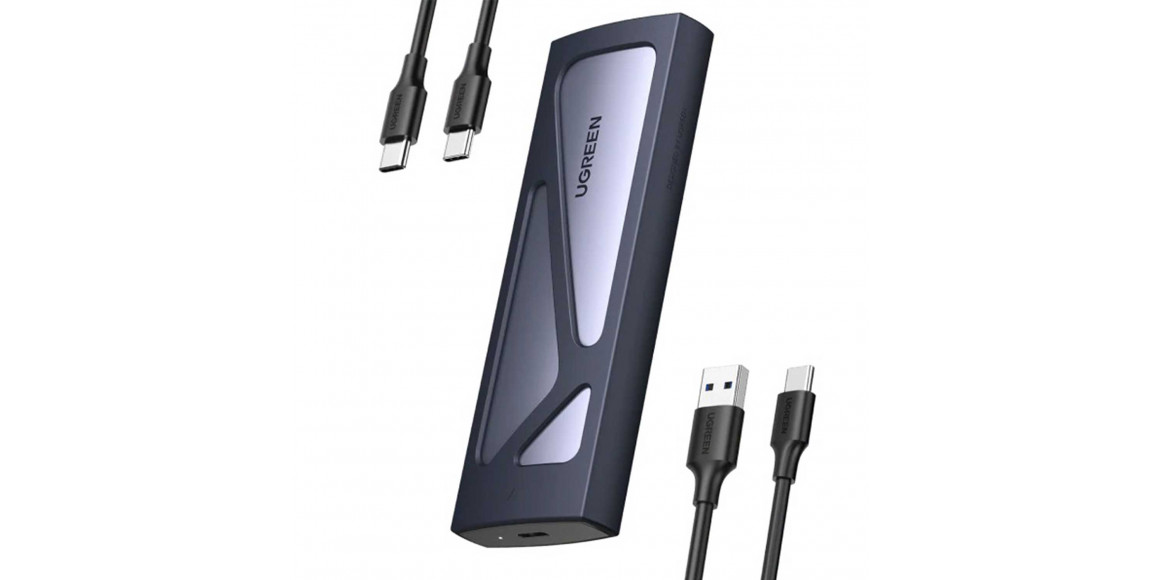 Կոշտ սկավառակի պատյան UGREEN CM578 M.2 NVMe Type-C 10Gbps (GR) (15512)