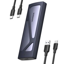 Чехол для жесткого диска UGREEN CM578 M.2 NVMe Type-C 10Gbps (GR) (15512)