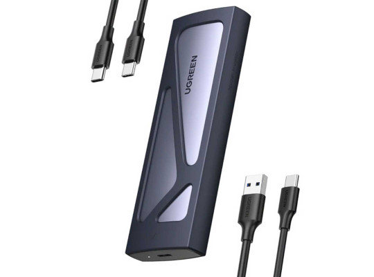 Чехол для жесткого диска UGREEN CM578 M.2 NVMe Type-C 10Gbps (GR) (15512)