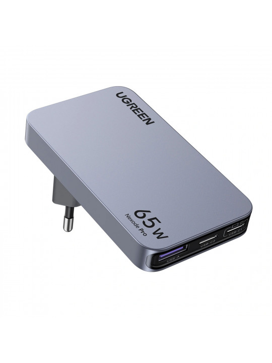 Հոսանքի ադապտոր UGREEN X753 Nexode Pro GaN Fast Charging 65W PD 3 Ports (GR) (25356)