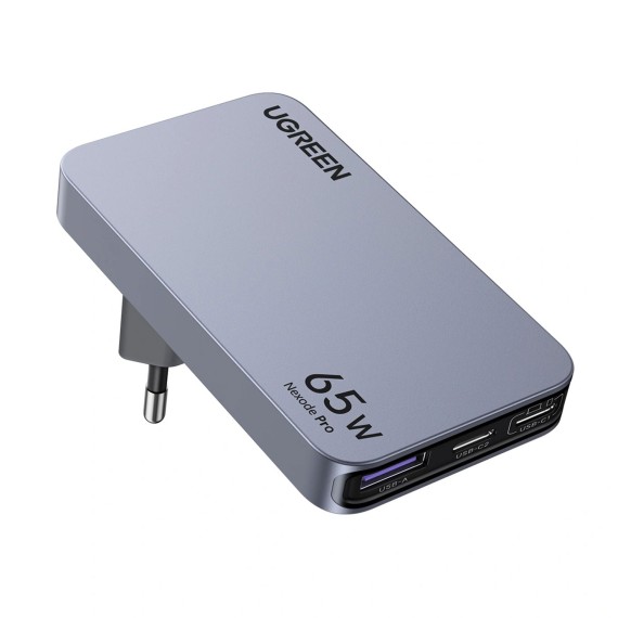 Power adapter UGREEN X753 Nexode Pro GaN Fast Charging 65W PD 3 Ports (GR) (25356)