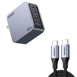 Power adapter UGREEN X763 Nexode Pro GaN Fast Charging 160W PD 4 Ports (GR) (25877)