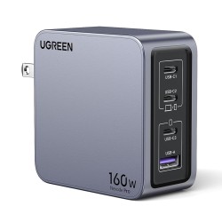 Power adapter UGREEN X763 Nexode Pro GaN Fast Charging 160W PD 4 Ports (GR) (25877)