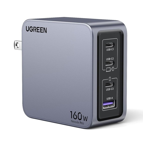 Power adapter UGREEN X763 Nexode Pro GaN Fast Charging 160W PD 4 Ports (GR) (25877)