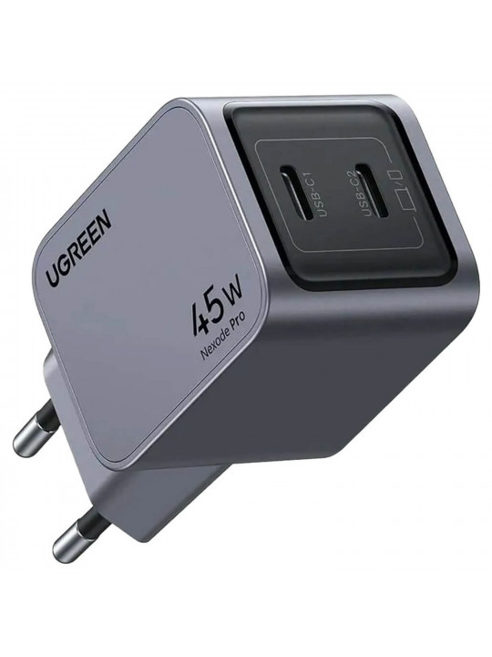 Power adapter UGREEN X707 Nexode Pro GaN Fast Charging 45W PD (Grey) (35008)
