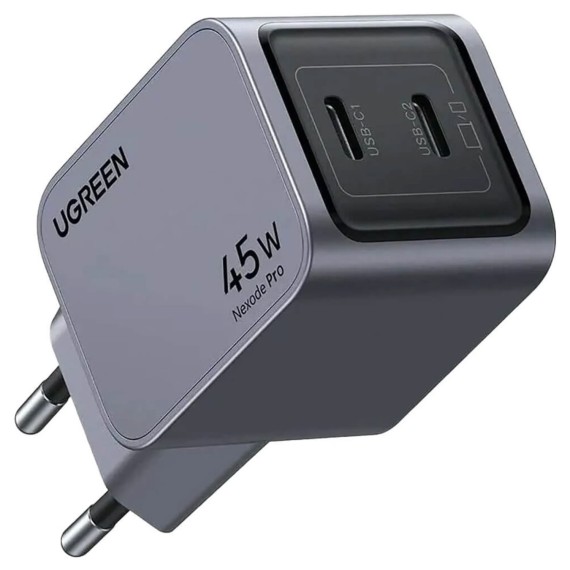Power adapter UGREEN X707 Nexode Pro GaN Fast Charging 45W PD (Grey) (35008)