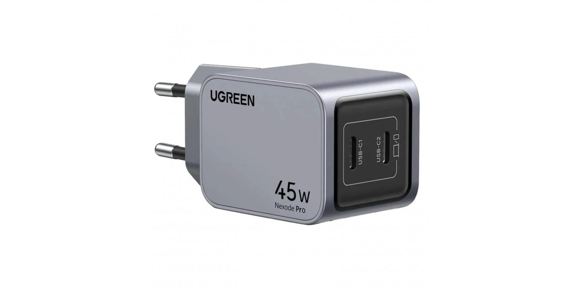 Power adapter UGREEN X707 Nexode Pro GaN Fast Charging 45W PD (Grey) (35008)