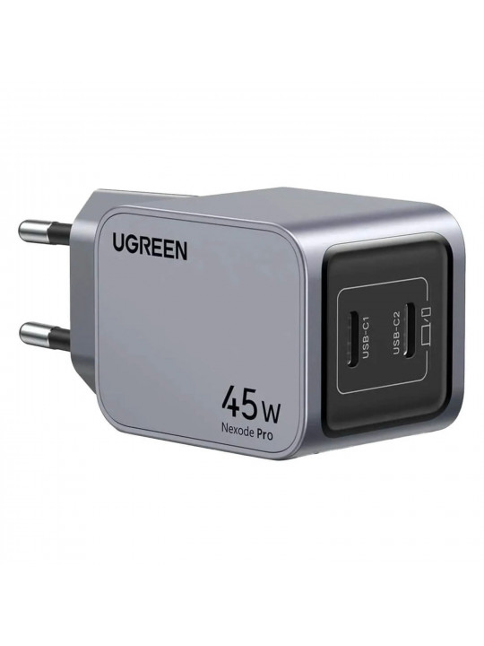 Power adapter UGREEN X707 Nexode Pro GaN Fast Charging 45W PD (Grey) (35008)