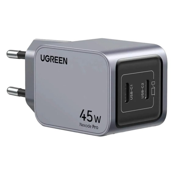 Power adapter UGREEN X707 Nexode Pro GaN Fast Charging 45W PD (Grey) (35008)