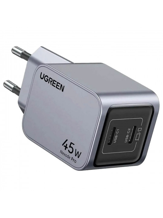 Power adapter UGREEN X707 Nexode Pro GaN Fast Charging 45W PD (Grey) (35008)