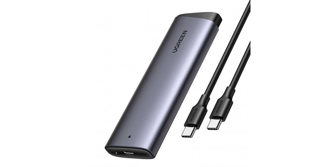 Կոշտ սկավառակի պատյան UGREEN CM767 M.2 NVMe Type-C 10Gbps (GR) (35267)