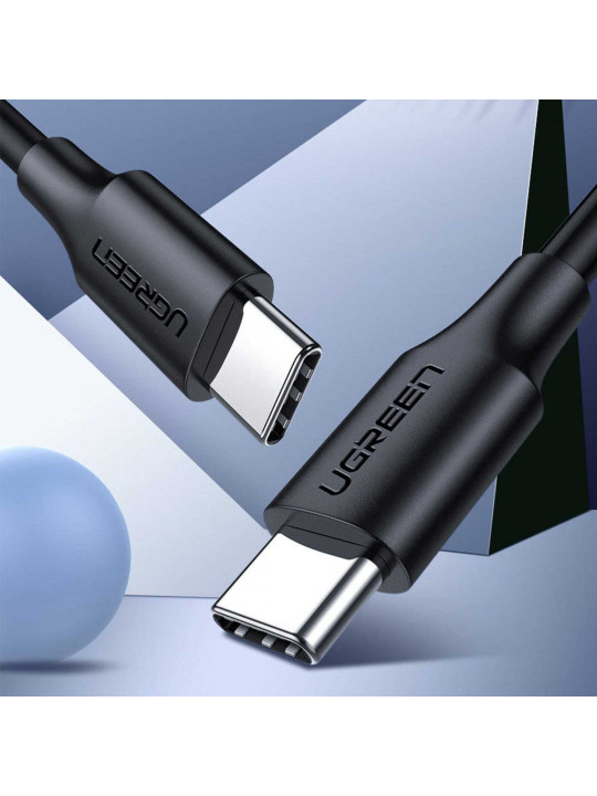 Cable UGREEN US286 Type-C  to Type-C 1.5M (Black) (50998)