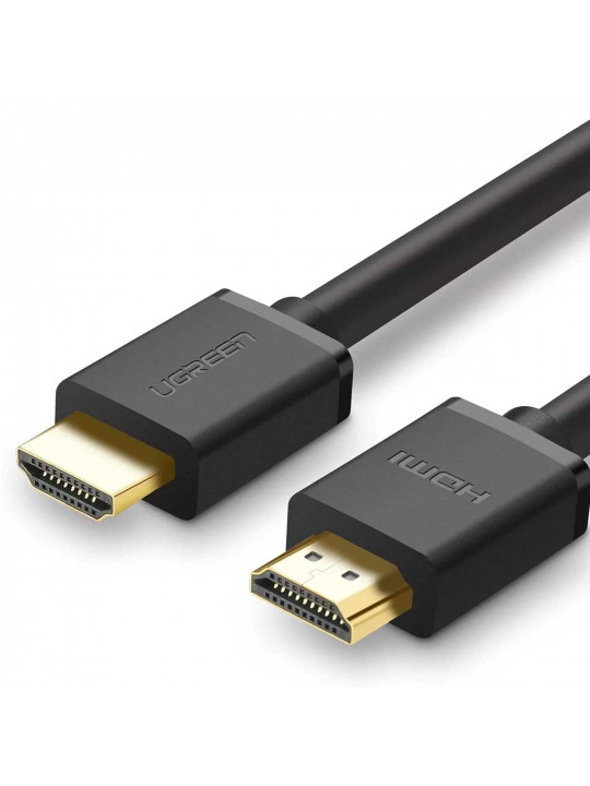 Кабель UGREEN HDMI v1.4 HD104 Round Cable 8M (YL/BK) (10178)