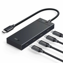 Usb-hub UGREEN CM806 Type-C 4 Ports (Black) (35583)