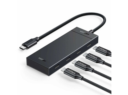 Usb-узел UGREEN CM806 Type-C 4 Ports (Black) (35583)