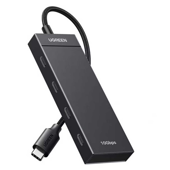 Usb-узел UGREEN CM806 Type-C 4 Ports (Black) (35583)
