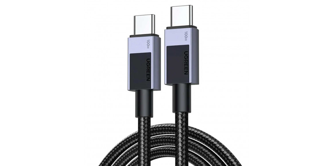 Մալուխ UGREEN L512 Type-C  to Type-C 1M (Black) (45063)