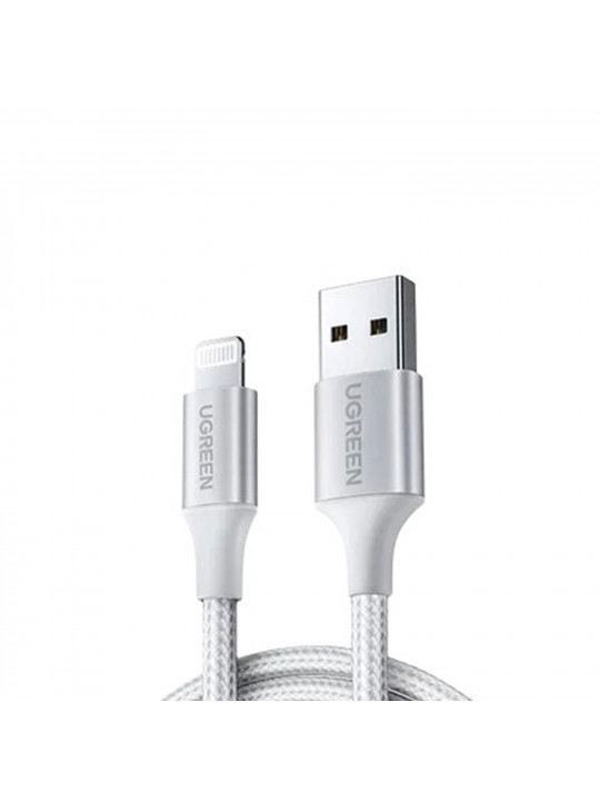 Մալուխ UGREEN US199 1M (White) (60161)