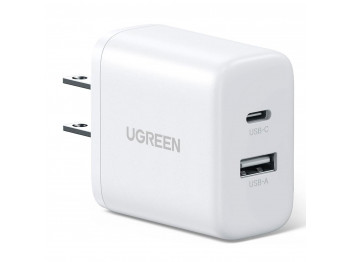 Power adapter UGREEN X227 20W 2-Port 20W (White) (45310)