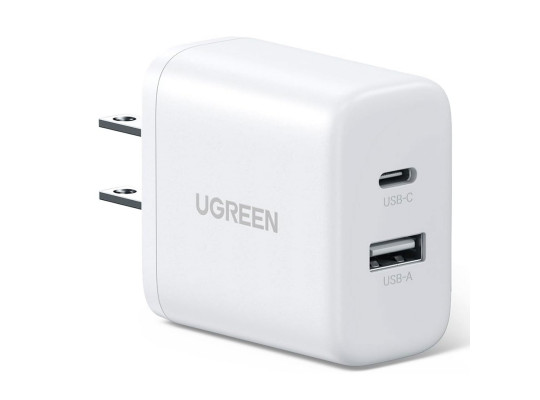 Հոսանքի ադապտոր UGREEN X227 20W 2-Port 20W (White) (45310)