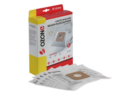 Փոշեկուլի պարկ OZONE M-16 (X5) 