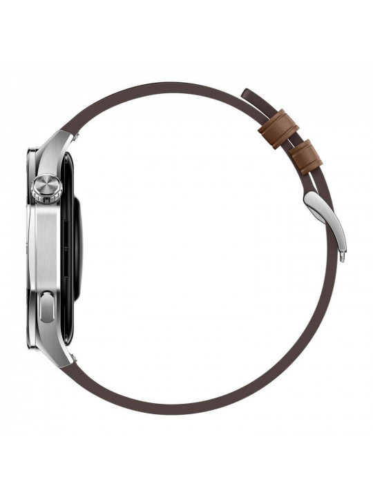 Смарт-часы HUAWEI WATCH GT5 46mm Vili-B19L Brown Composite Leather Strap (Silver) (55020DGK)
