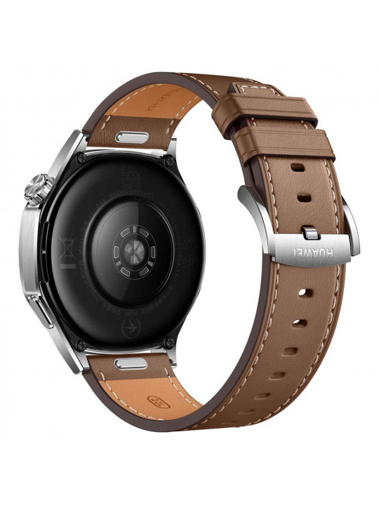 Смарт-часы HUAWEI WATCH GT5 46mm Vili-B19L Brown Composite Leather Strap (Silver) (55020DGK)