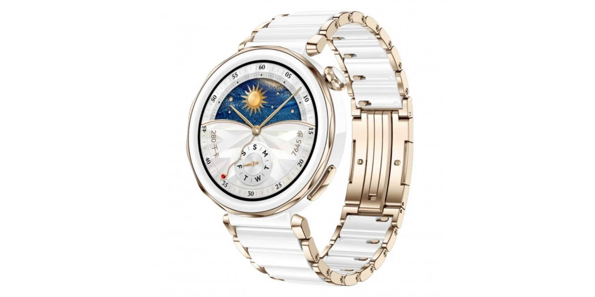 Смарт-часы HUAWEI WATCH GT5 Pro Jana-B19C 42mm White Ceramic Strap (Ceramic White) (55020DGV)