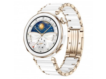 Սմարթ ժամացույց HUAWEI WATCH GT5 Pro Jana-B19C 42mm White Ceramic Strap (Ceramic White) (55020DGV)
