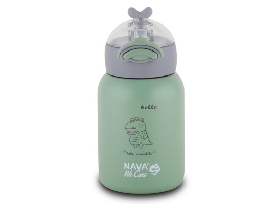 Ջրի շիշ NAVA 10-110-003 S.STEEL WE CARE GREEN 350ML 