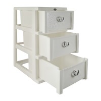 Комод из пластика LIMON 152007 SEC.3 N3 CREAM (902082) 