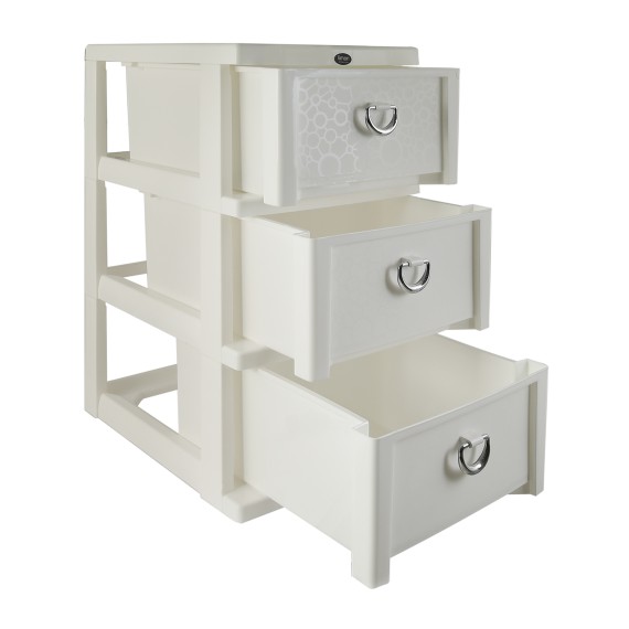 Комод из пластика LIMON 152007 SEC.3 N3 CREAM (902082) 