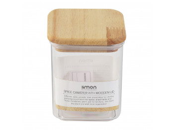 Банка LIMON 219959 SARINA W/LIDD WOOD (908206) 