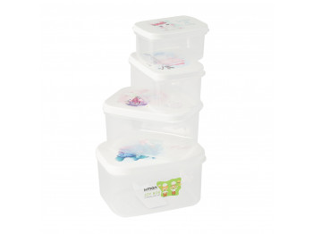 Food storage LIMON 223200 RECTN. BEAR SET 4PC (908411) 