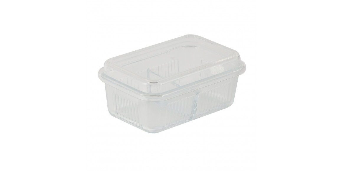 Пищевые контайнеры LIMON 225600 GLASS 2 SECTION  W/LID (908978) 