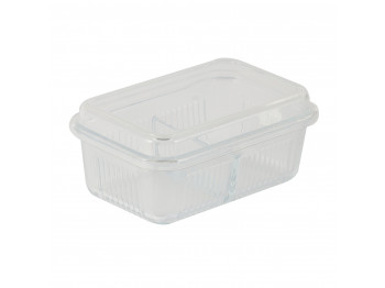 Пищевые контайнеры LIMON 225600 GLASS 2 SECTION  W/LID (908978) 