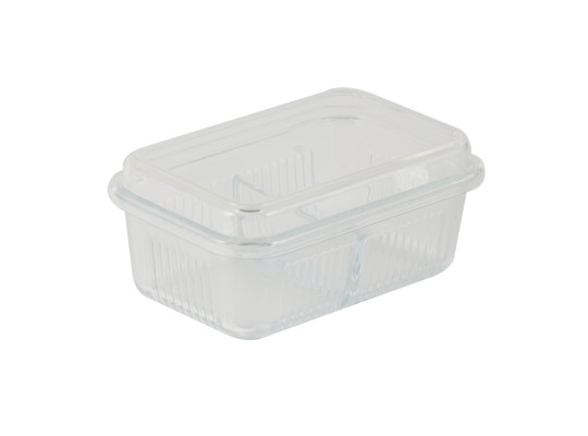 Пищевые контайнеры LIMON 225600 GLASS 2 SECTION  W/LID (908978) 