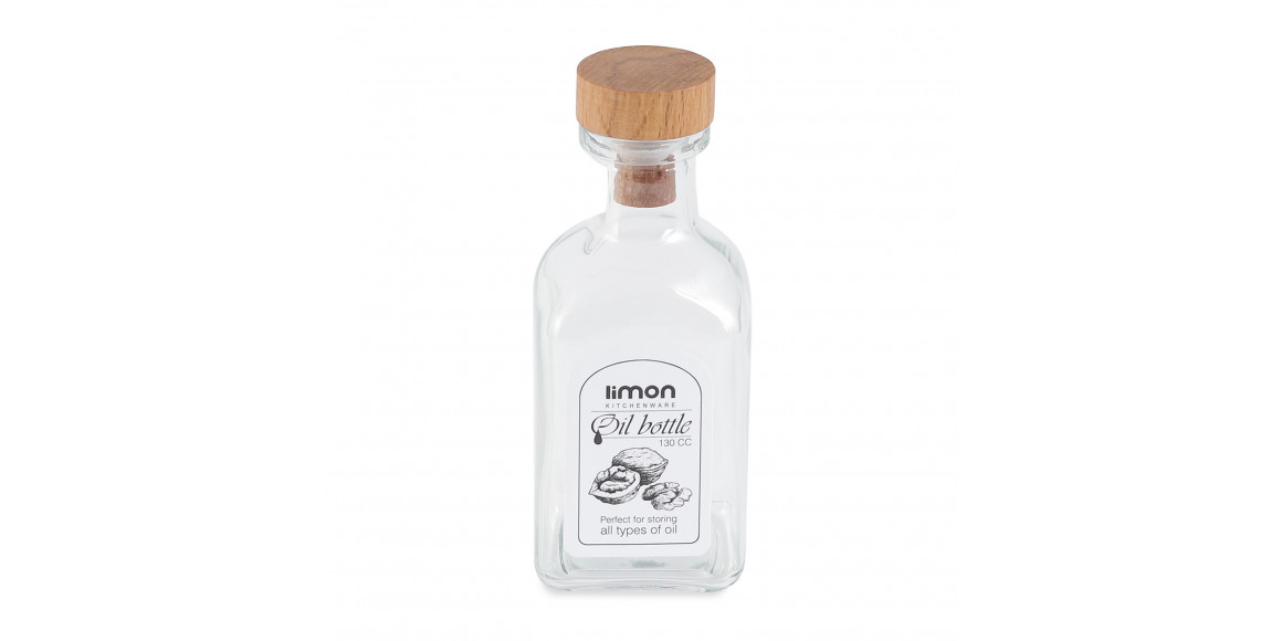 Банка LIMON 226559 GLASSES W/LID WOOD 130ML (909029)