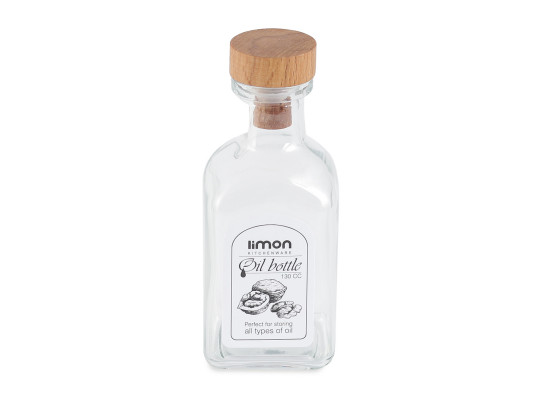 Банка LIMON 226559 GLASSES W/LID WOOD 130ML (909029)