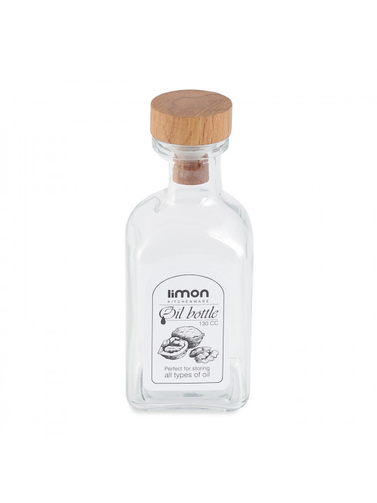 Банка LIMON 226559 GLASSES W/LID WOOD 130ML (909029)