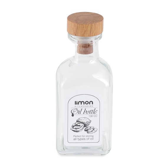 Банка LIMON 226559 GLASSES W/LID WOOD 130ML (909029)