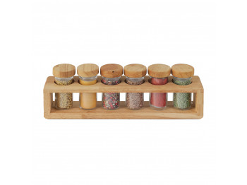 Jar LIMON 230600 SET 6PC WOODEN STAND (909098) 