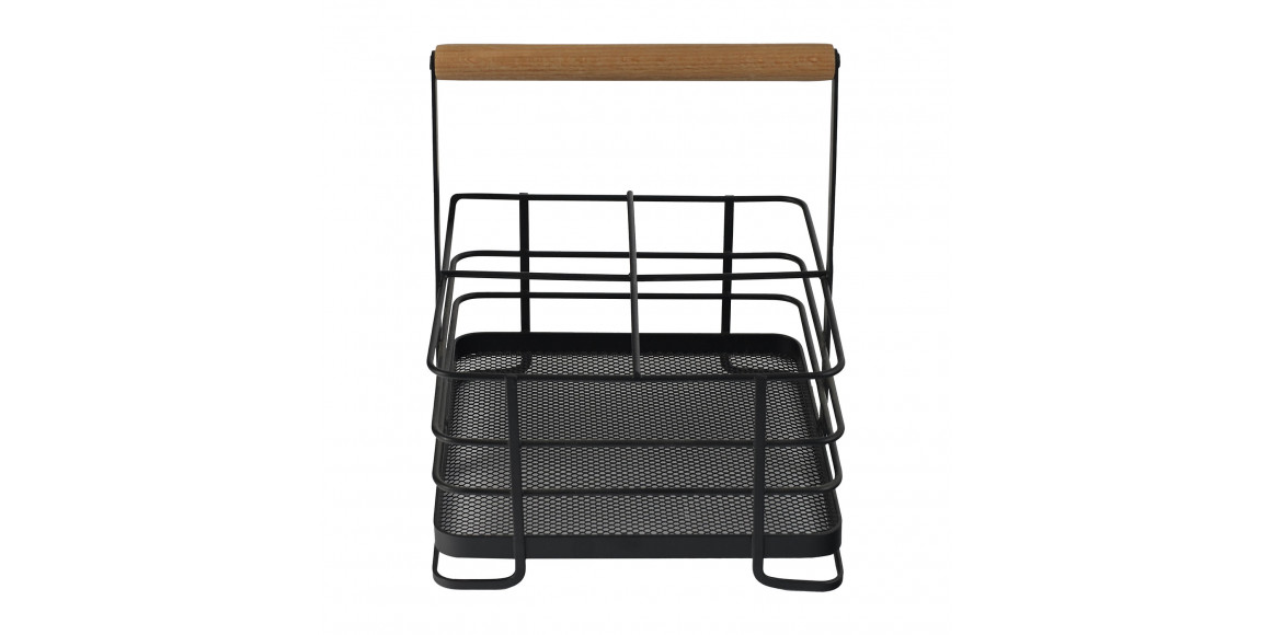 Արկղեր եվ զամբյուղներ LIMON 231900 SQUAR METAL BLACK BASKET (909210) 