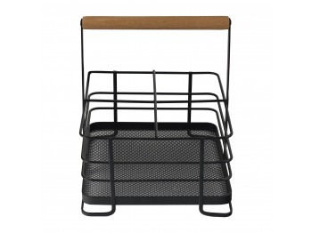 Արկղեր եվ զամբյուղներ LIMON 231900 SQUAR METAL BLACK BASKET (909210) 