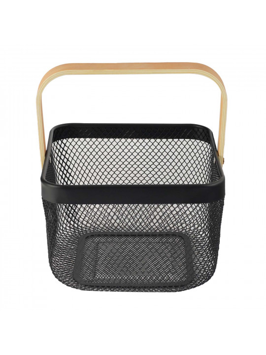 Ящики и карзины LIMON 232100 SQUARE METAL BLACK BASKET (909272) 